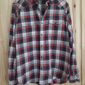 LUCKY BRAND MOTO WESTERN MEN'S SHIRT, XL, Comfy